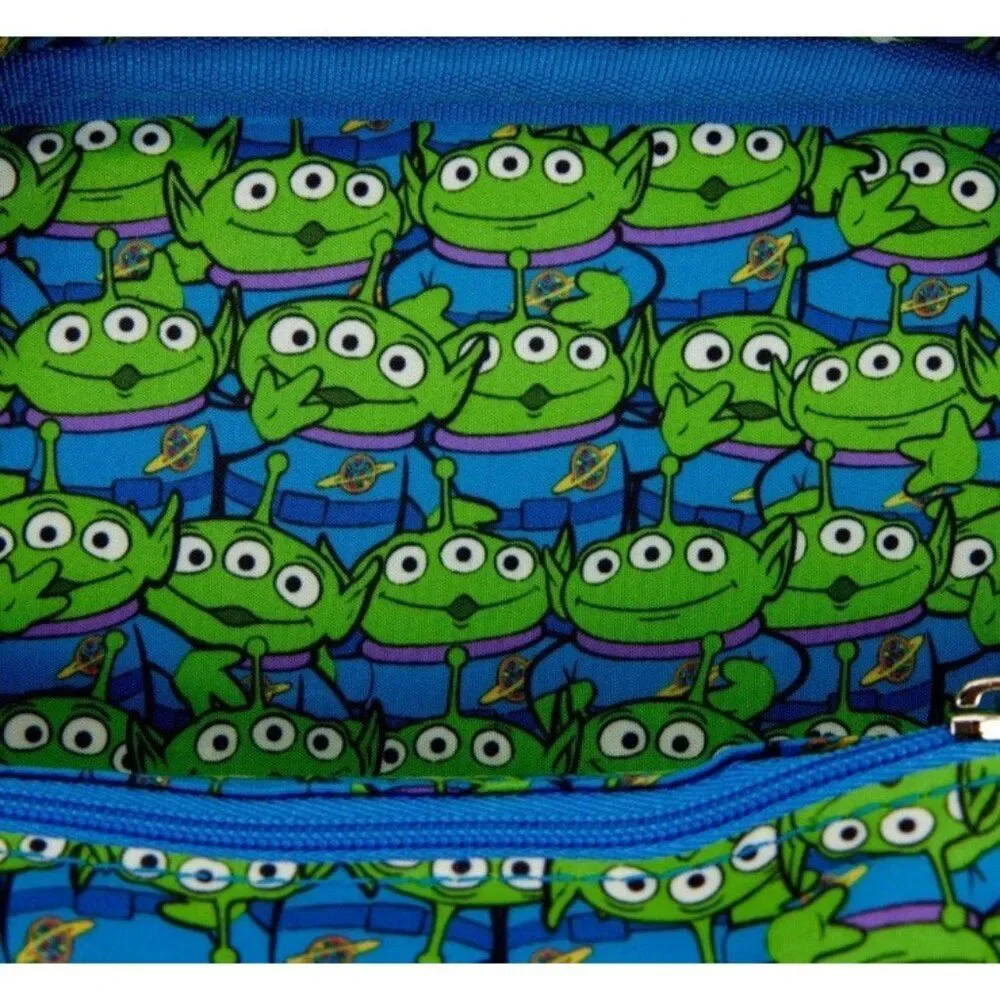 Toy Story 30th Anniversary Aliens Crossbuddies Cosplay Crossbody W Coin Bag NWT - Picture 3 of 6